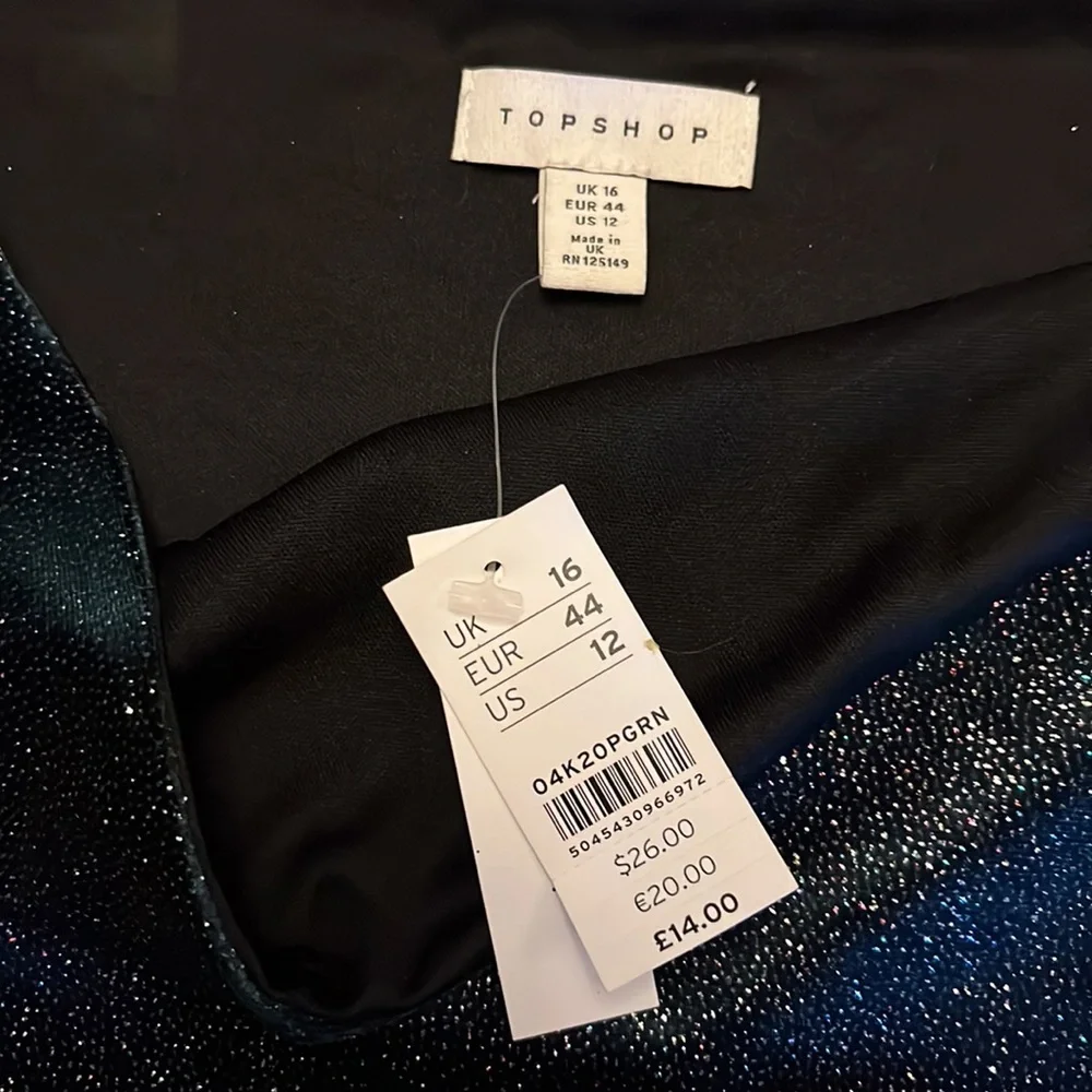 Topshop Crop Top Green 12 - Picture 4 of 8